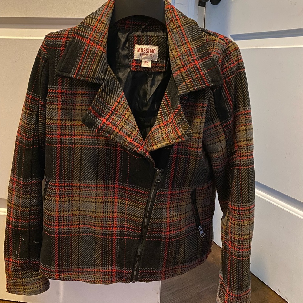 Mossimo Supply Co size M plaid jacket